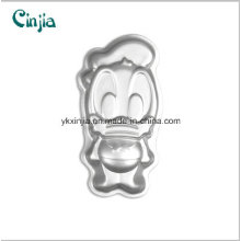 2016 Hot Sale Donald Duck Hape Aluminum Cup Cake Mould